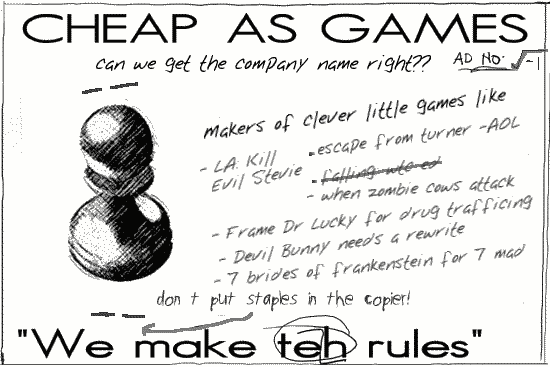 CheapAss Games: We make teh rules